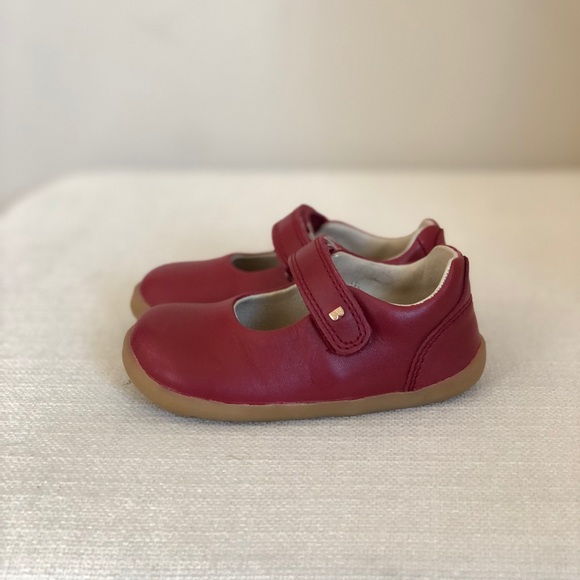 Bobux Delight Mary Jane Shoes Red Size 20 - Picture 3 of 4